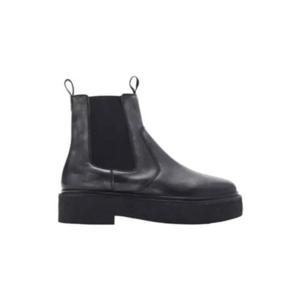 Free People Metallic Black Ankle Boots - Picture 5 of 13